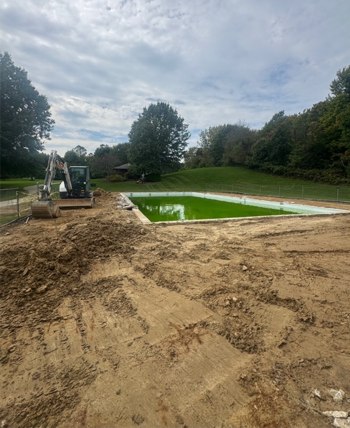Lake in the Woods Pool Renovation Before tear-out